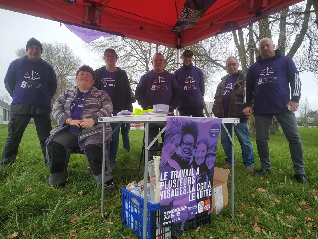 Rassemblement 8 mars CGT Segré zone d'Etriché_08 03 22_CJ